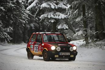 Antonio Arderiu – Luis Góngora (Autobianchi A-112 Abarth). Rallye Monte–Carlo Historique 2023 (Archivo Arderiu)